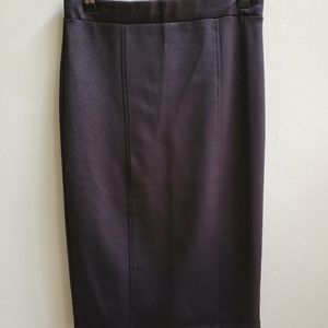 Maitai Pencil Skirt with Faint Lace Floral Pattern